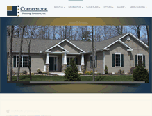 Tablet Screenshot of cornerstonebuildingsolutions.com